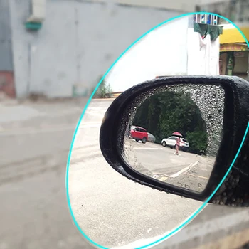 Автомобильное Зеркало Заднего Вида Защитная Пленка Противотуманная Пленка С Антибликовым Покрытием Водонепроницаемая Прозрачная Наклейка для Volkswagen POLO Tiguan Passat