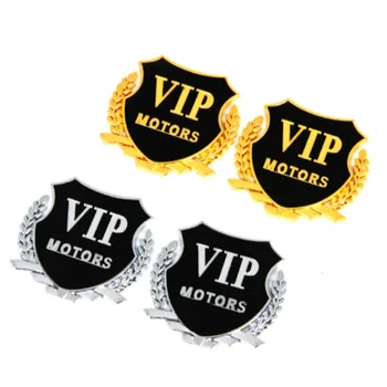 2шт Автомобильный Стайлинг 3D Логотип VIP MOTORS Наклейка Наклейка для Chrysler Aspen Pacifica PT Cruiser Sebring Town Country