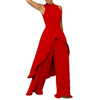 Женская африканская одежда из 2 предметов, осенний африканский топ без рукавов с круглым вырезом, Длинные плиссированные брюки, комплекты одежды в тон Дашики, африканская одежда