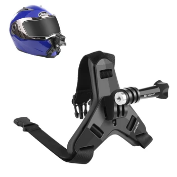Крепление подбородочного ремня мотоциклетного шлема PULUZ для экшн-камер GoPro / DJI Osmo и других экшн-камер