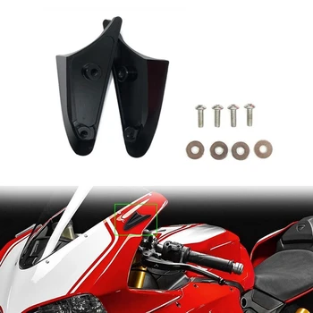 Для Ducati PANIGALE 899 PANIGALE 1199 2012-2018 Мотоциклетная Блокирующая Пластина Крышка Отверстия Зеркала Заднего Вида Аксессуары Компонент