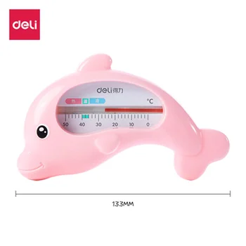 1 ШТ DELI 8890 Термометр для детской ванны для новорожденных, Измеритель температуры воды, игрушки для купания, Термометр для ванны