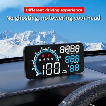 Головной дисплей GPS для автомобильного спидометра Универсальный измеритель скорости Интеллектуальное цифровое напоминание о тревоге Автомобильные аксессуары Интерьеры