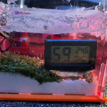 Миниатюрный Цифровой ЖК-дисплей Удобный Датчик температуры В помещении Гигрометр Термометр Гигрометр