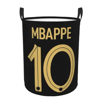 Mbappes 10 Футбольная Корзина для белья Складная Французская Футбольная корзина KM для детской одежды, сумка для хранения детских игрушек