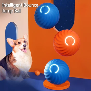 Умная электрическая игрушка с мячом Gravity Jump Balls Игрушка для собак Зарядка через USB Автоматическое дразнение собак Артефакт Интеллектуальные игрушки для домашних кошек