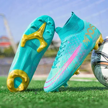 Высококачественная футбольная обувь, модные футбольные бутсы для взрослых, обувь для тренировок по мини-футболу, уличные кроссовки TF / AG