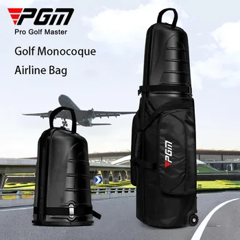 Авиационная сумка для гольфа PGM, нейлоновая Мужская женская сумка с жестким корпусом, без звука, дорожная сумка для мяча, Противоударная, противоэкструзионная, водонепроницаемая