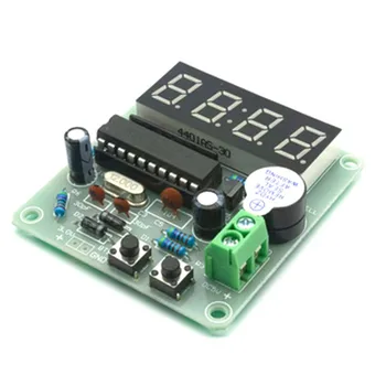 AT89C2051 Цифровые 4-битные электронные часы Набор для электронного производства DIY Kit Обучающий набор для Arduino