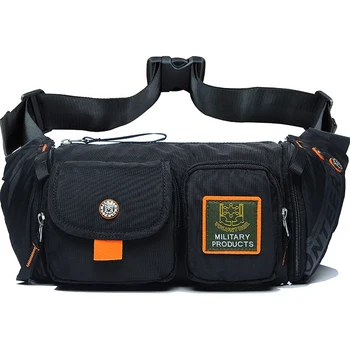 Высококачественная водонепроницаемая мужская поясная сумка из Оксфорда, многофункциональная сумка, нагрудная сумка-мессенджер в стиле милитари, модный поясной ремень, Поясная сумка