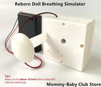 2024 Аксессуары DIY Reborn Дыхательный тренажер для ребенка Подарок новорожденному с реалистичным пульсирующим устройством для сна Подарки детям на День рождения