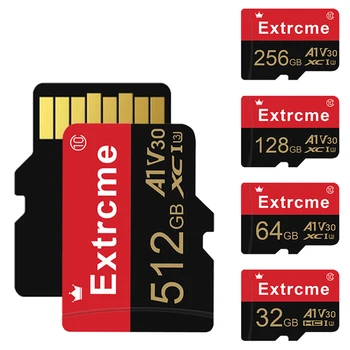 Оригинальная Карта Extreme Pro Micro TF SD Card U3 V30 A1 TF Card Для Дронов DJI Камеры GoPro Insta360 4K Video Micro Memory Card SD Card