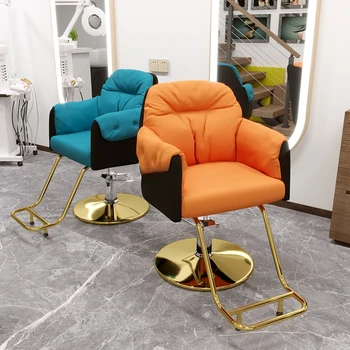 Парикмахерское регулируемое парикмахерское кресло для укладки Роскошного макияжа, кресло для педикюра, вращающееся кресло для парикмахерской Sofy Do Salonu