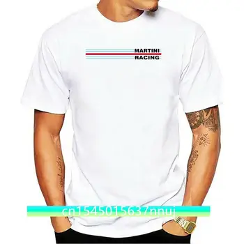 Ретро Martini Racinger Classic Le Mans, винтажная мужская женская футболка с рождественским подарком, модные футболки, летние прямые, 100% Хлопок