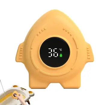 Измеритель температуры ванны Милый Точный Светодиодный дисплей Тестер температуры ванны IPX9 Водонепроницаемая Плавающая Игрушка на батарейках Для