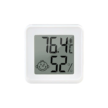 Bluetooth-совместимый термометр, ЖК-цифровой датчик температуры, измеритель влажности, гигрометр для измерения в помещении