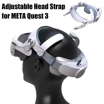 Киберспортивный головной ремень, удобный головной убор из губки, Зарядная гарнитура со встроенными батареями емкостью 5000 мАч Для аксессуаров Meta Quest 3 VR.