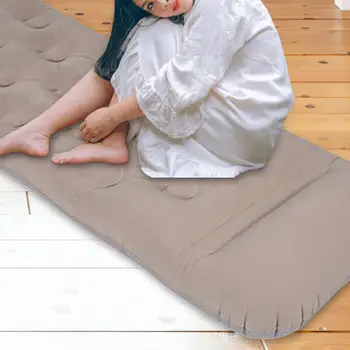 Надувной матрас Flocking Top Удобный Прочный надувной матрас Надувной коврик Надувная кровать для внутреннего и наружного шатра для путешествий на крыше