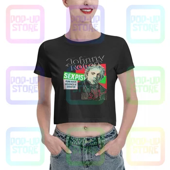 Johnny Rotten Sex Pistols Sid Vicious The Clash Seditionaries Женский Укороченный Топ, футболка, Крутая Женская рубашка