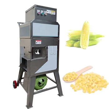 Электрическая машина для обмолота сладкой кукурузы, оборудование для лущения стальной кукурузы, автоматизированная машина для раздельного измельчения кукурузных частиц