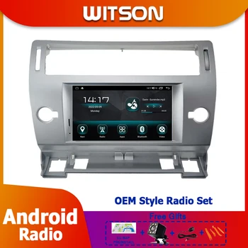 Автомобильное Радио Android Auto CarPlay WIFI Для Citroen C4 C Triomphe C-Quatre 2004-2011 С Усилителем Мультимедийный Плеер DSP Стерео Аудио