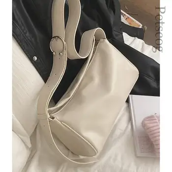 Универсальная женская сумка через плечо из Южной Кореи 2023, новая модная весенне-летняя модная сумка подмышками, квадратные сумки на молнии