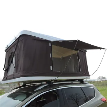 палатка для кемпинга на крыше с твердым покрытием 4x4 ripstop, прочная ткань, простая в установке, водонепроницаемая палатка на крыше автомобиля для продажи на 1-2 человека, 4 сезона
