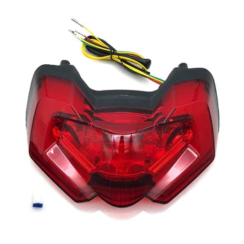 Мотоцикл Светодиодный Задний фонарь Поворотник для DUCATI Multistrada V4S V4 1100 2021-2023 для Multistrada 950 (Красный)