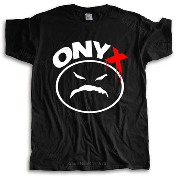 Новый ONYX Bacdafucup Рэп Хип-Хоп Музыка Мужская Черная футболка летняя модная футболка мужские хлопковые топы евро размер подарки для мальчиков
