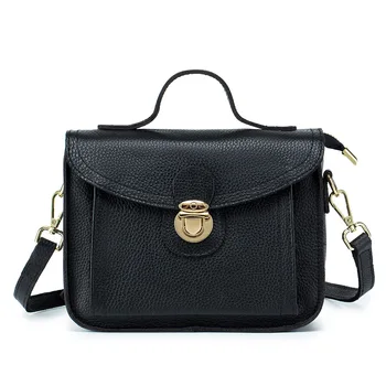 Женская кожаная сумка2023new ретро литературная сумка-мессенджер из мягкой кожи модная сумка-мессенджер через плечо универсальная маленькая квадратная сумка