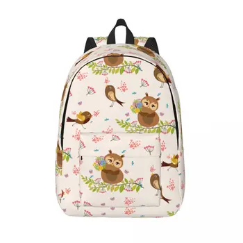 Милый романтичный рюкзак с совой, дорожная сумка унисекс, школьный ранец, сумка для книг Mochila