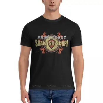 Классическая футболка Shaw Brothers, мужские винтажные футболки, мужские летние футболки, эстетическая одежда
