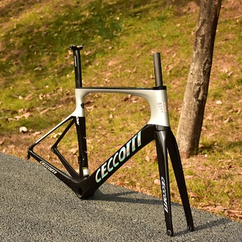 Новый Дизайн Каркаса T1000 Full Carbon Road Bike Frame 700C Набор Велосипедных Рам BSA Center Movement