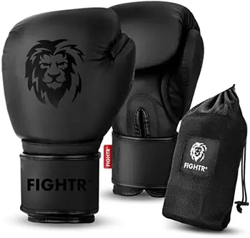 FIGHTR®  Боксерские перчатки из натуральной кожи | Мужские и женские | для бокса, ММА, Муай тай, кикбоксинга и боевых искусств 10 1
