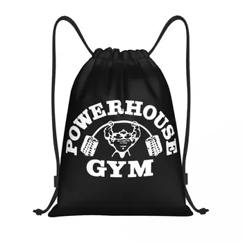 Сумки-рюкзаки Powerhouse Gym на шнурке для мужчин и женщин, легкие сумки для бодибилдинга, фитнеса, тренажерного зала, спортивные рюкзаки для йоги