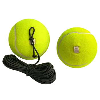 1/2/5шт Теннисная база, веревка, Теннисное оборудование для тренировок, рикошет-самоучка, Теннисное оборудование для спарринга, прочный теннисный