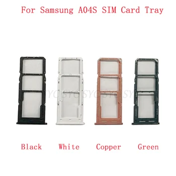 Лоток Для SIM-карт Держатель Слота Для SIM-карт Samsung A04S A047 Запчасти Для Карт Памяти microSD
