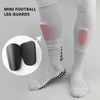 1 пара накладок для голени для мини-футбола, Износостойкий амортизирующий протектор для ног, Легкая портативная футбольная тренировочная доска для голени