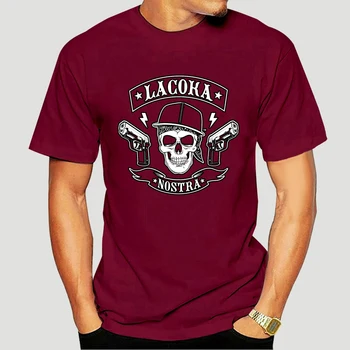 Camiseta divertida para hombre y mujer, camisa de La Coka Nostra MC (LA), 6326X, novedad