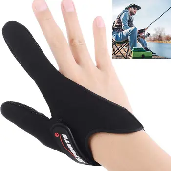 Рыболовное снаряжение, нескользящие спортивные дышащие перчатки для рыбалки с двумя пальцами, противоскользящие