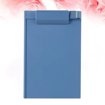 Пластиковый буфер обмена формата А5, зажим для профиля, держатель для бумаги из оргалита, папки для записей в школьных классах и офисе (небесно-голубой)