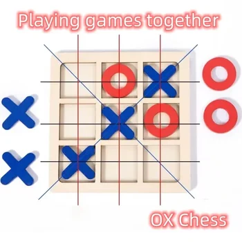 OX Chess 3D Головоломка, интересное взаимодействие родителей и детей, Развивающие интеллект Игрушки-головоломки, Настольные игры, Подарки для детей