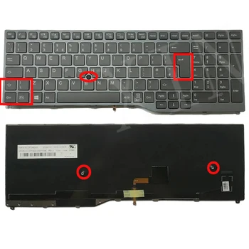 Клавиатура с указателем Великобритании Для Ноутбука Fujitsu Lifebook E458 E558 E459 U757 U758 E559 U759