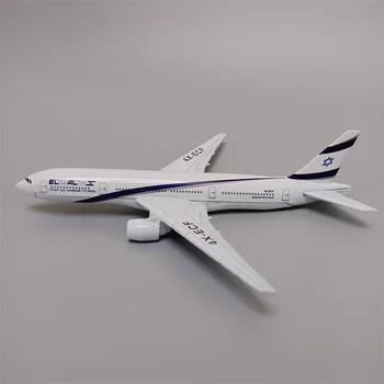 16 см Сплав Металла Air Israel B777 Airlines Модель Самолета Israel Boeing 777 4X-ECF, Изготовленная под давлением Модель Самолета, Детские Подарки