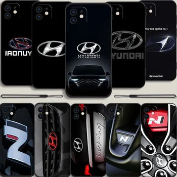 Корейский автомобиль Hyundai Чехол Для Телефона Samsung Galaxy S23 S22 S21 S20 Ultra Plus FE S10 4G S9 Note 20 10 9 Plus С Ремешком-Накладкой