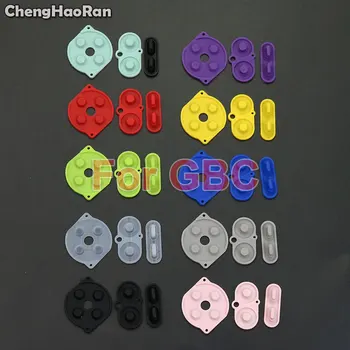 ChengHaoRan 1 комплект Резиновых Проводящих Кнопок A B D-Pad для Nintend GameBoy Color GBC Силиконовая Проводящая Клавиатура Start Select