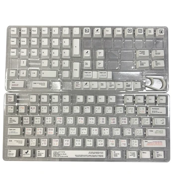 Программатор клавиш 131 Keycap, окрашенный в вишневый цвет PBT, для механической клавиатуры 594A