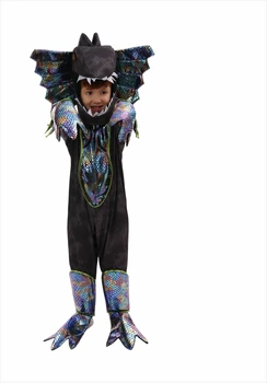 Детский костюм Динозавра Тираннозавра, реалистичный Комбинезон с капюшоном, Пижамный комбинезон с Тираннозавром, Костюм для ролевых игр на Хэллоуин, Тематическая вечеринка