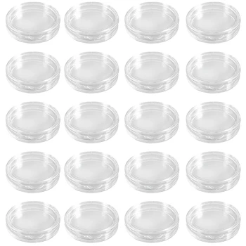 20 Шт Маленькие Круглые Прозрачные Пластиковые капсулы для монет 40 мм
