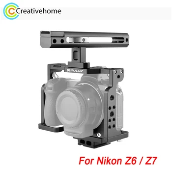 PULUZ Профессиональный защитный кожух видеокамеры из алюминиевого сплава с ЧПУ для съемок с ручкой для nikon Z6 / Z7